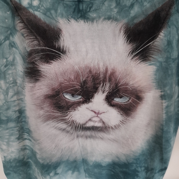 The Mountain Grumpy Cat Tie Dye Vest Top Size M - Picture 4 of 5